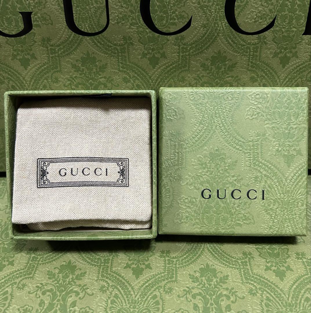 新品 未使用 GUCCI グッチ パール ダブルG リング 指輪 S 12.6号
