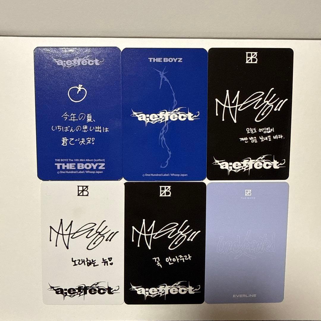 THEBOYZ ニュー トレカ セット whoop everline - メルカリ