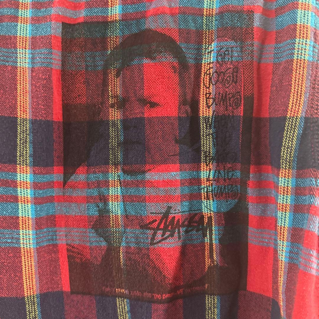 ネルシャツL・STUSSY