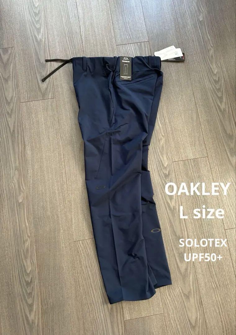 新品 OAKLEY オークリー パンツ UPF50+ 吸水速乾 紺L