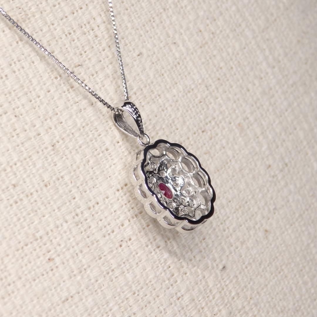 ルビー ペンダントトップ 0.245ct Z5519 プラチナPt 7月誕生石