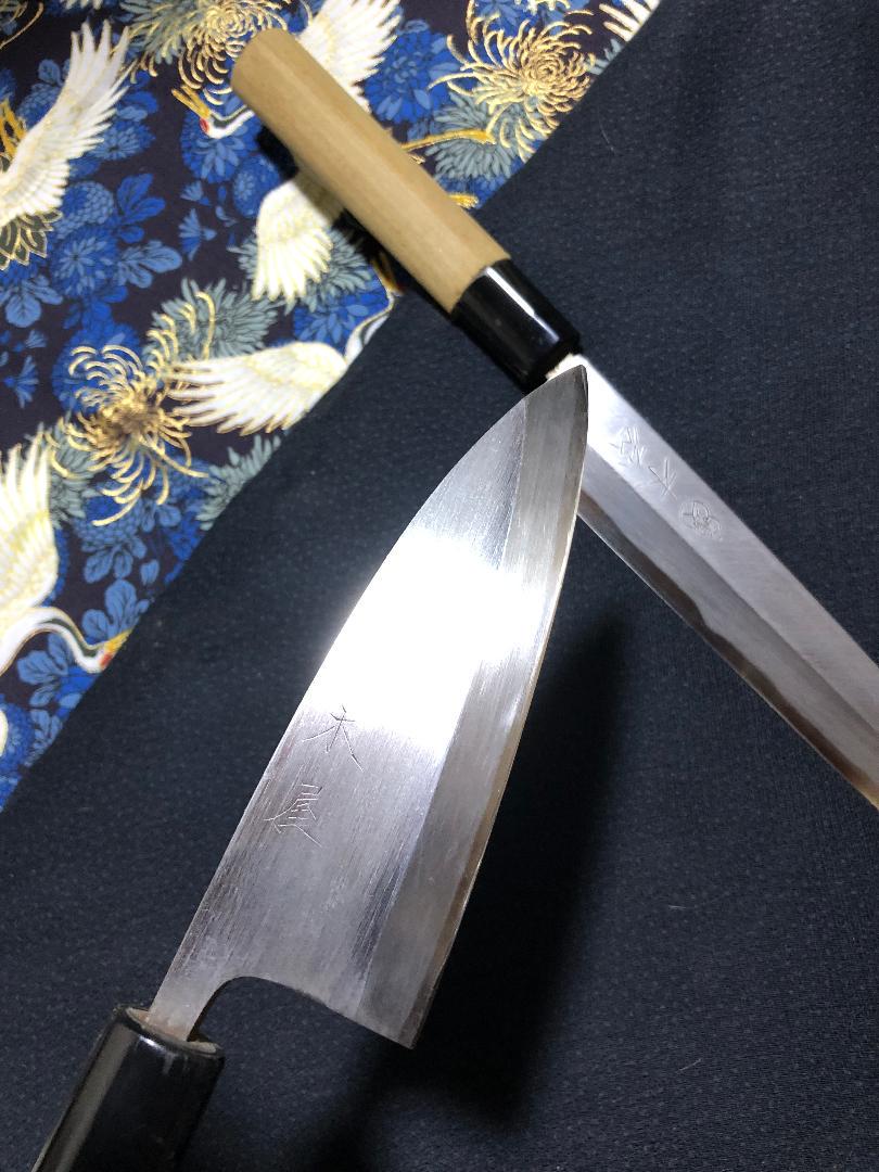 【研ぎ済み】日本橋木屋 出刃包丁 柳刃包丁 刺身包丁 和包丁 釣り 料理 画像10