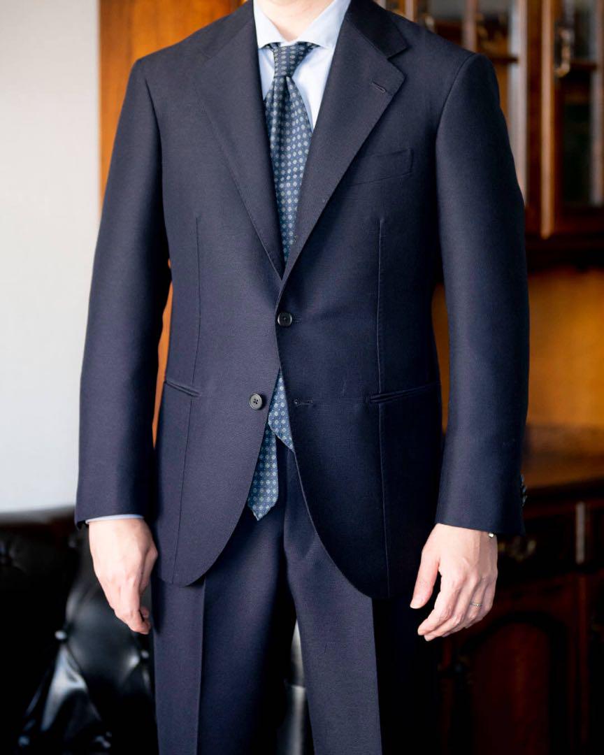 DORMEUIL Tonik 2000 紺無地