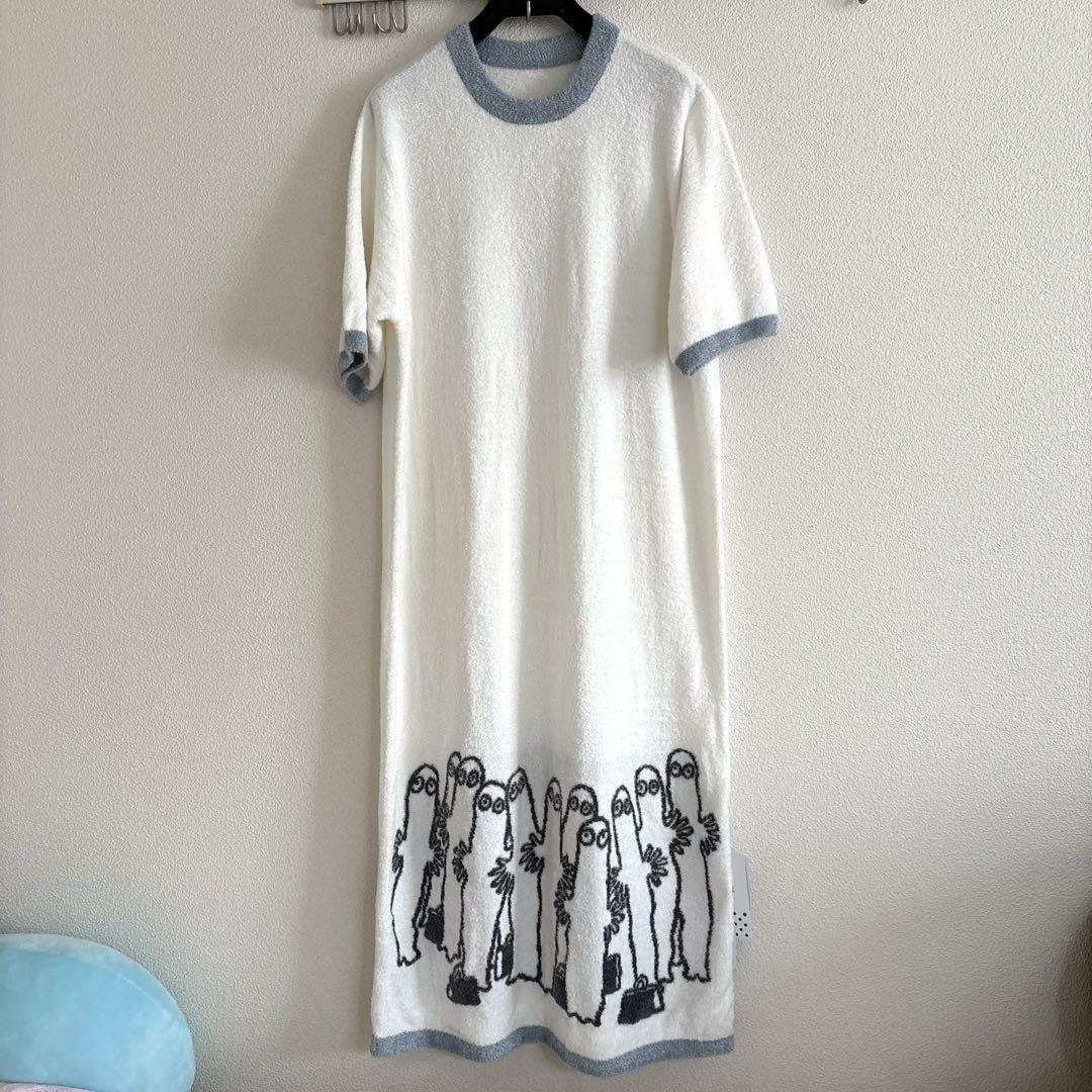 新品☆ウンナナクール&ムーミン　パイル地ワンピース ルームウェア