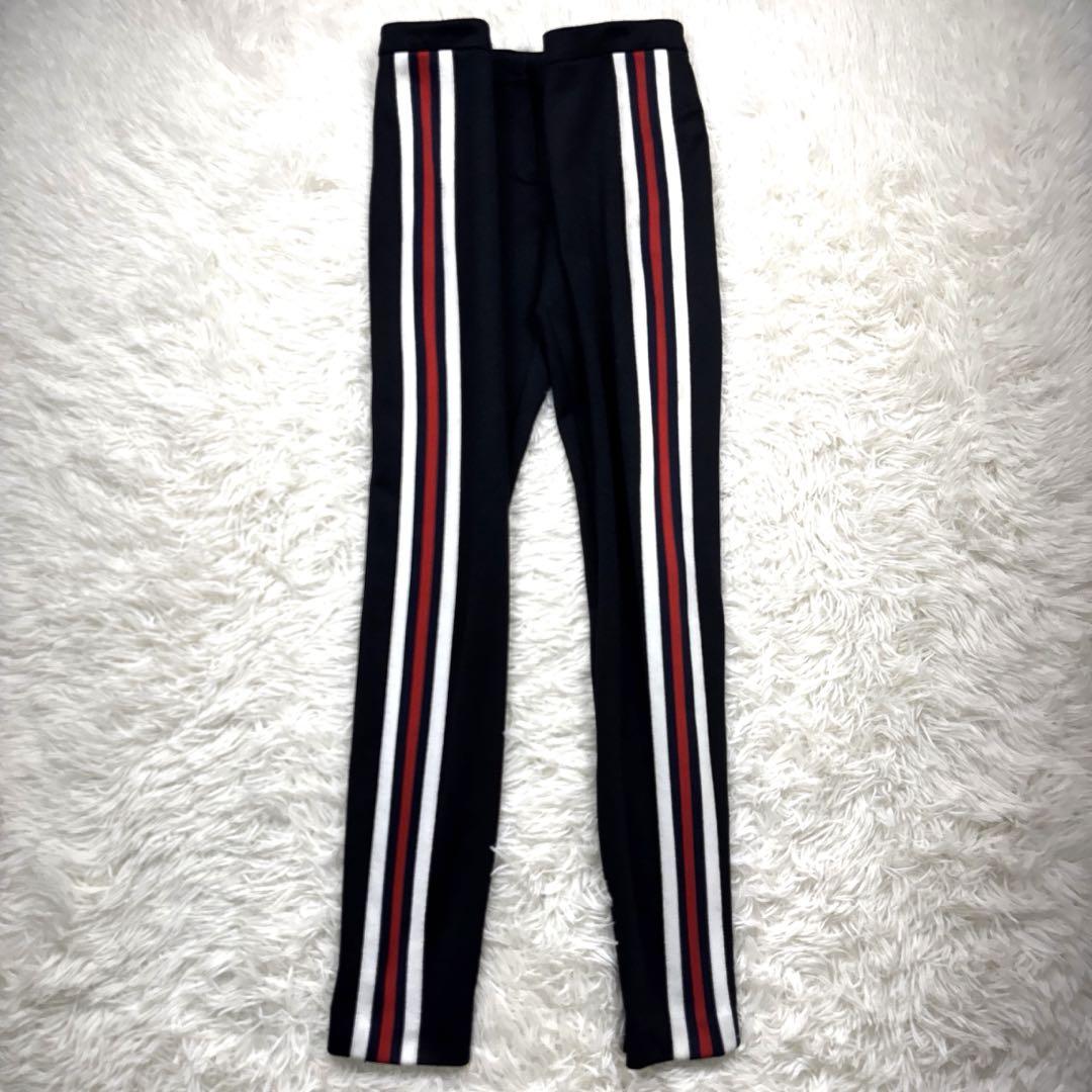 GUCCI グッチ サイドライン センタープレス 現行 シェリーライン パンツ GUCCI ラインジャージ シェリーライン 現行 サイド スキニー