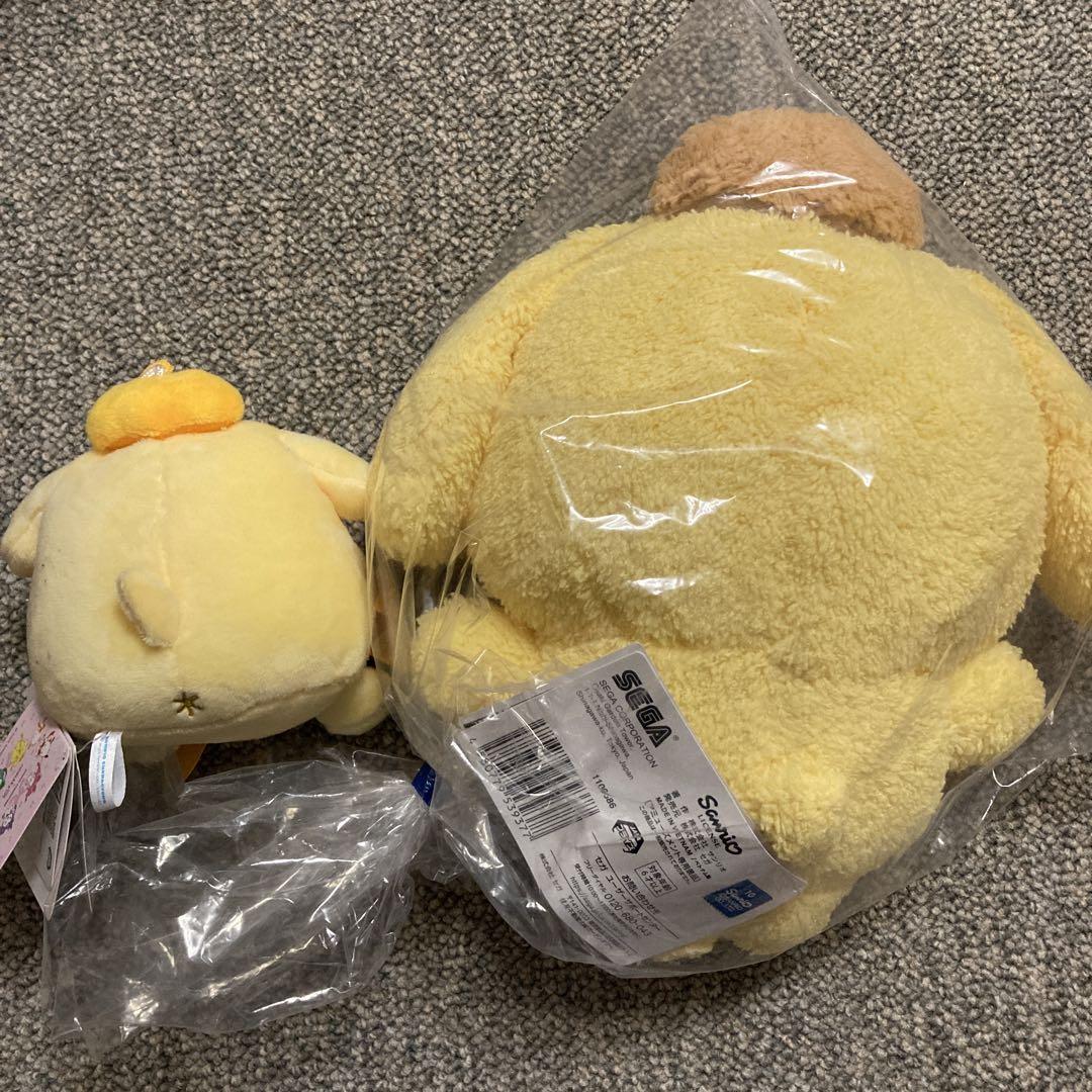 ポムポムプリン ぬいぐるみ マスコット 2点セット - メルカリ