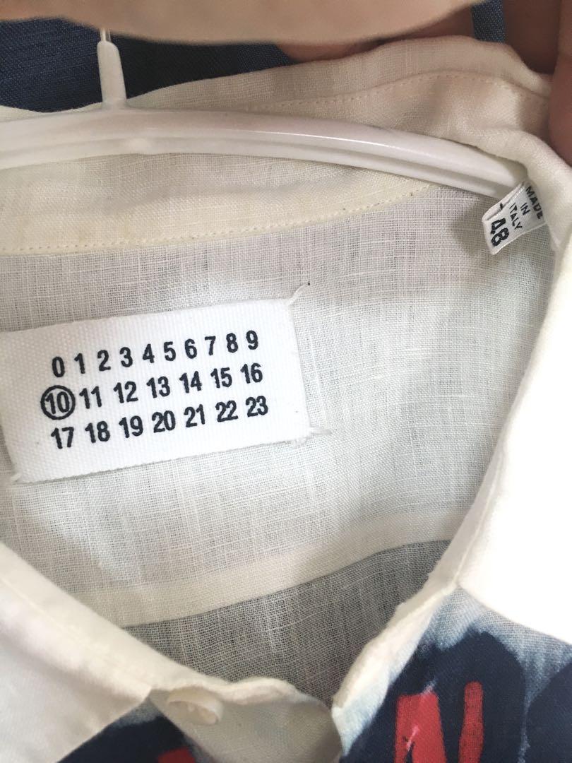 Maison Margiela メゾンマルジェラ アーカイブ　リネンシャツ Maison Margiela メゾンマルジェラ アーカイブ リネンシャツ