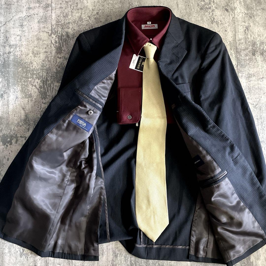 T*o様 超特価サービス REDA ストライプ柄 シングルスーツ × ARMAN
