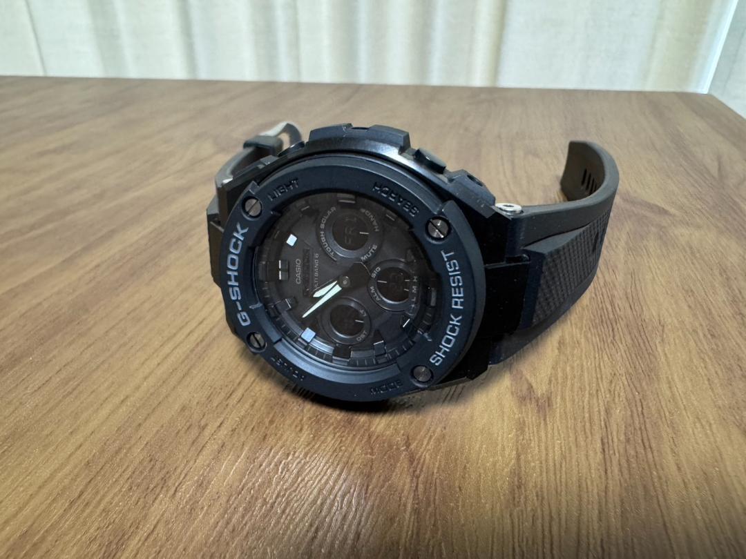 【美品】G-SHOCK G-STEEL GST-W300G-1A1JF時計