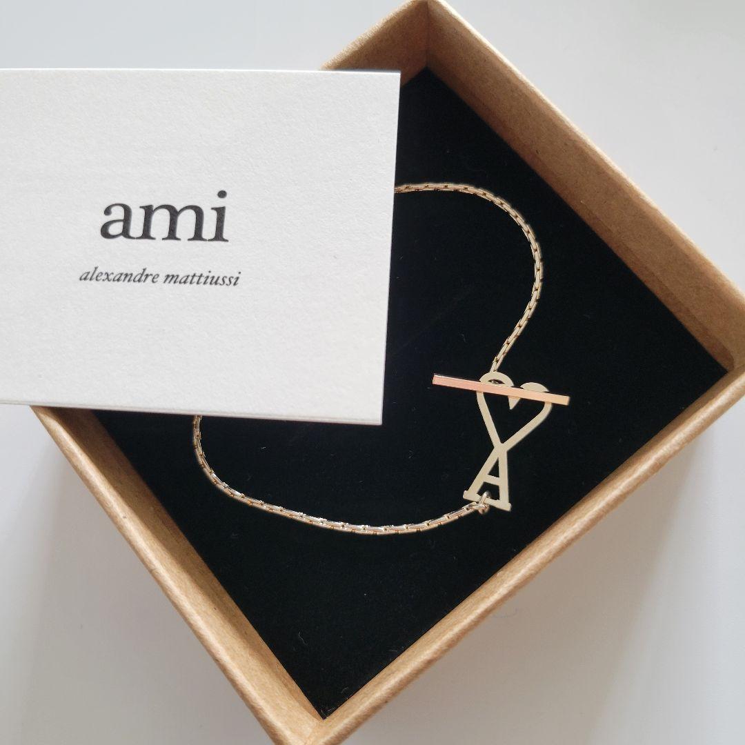新品】AMI PARIS/ AMI DE COEUR チェーンブレスレット S - メルカリ