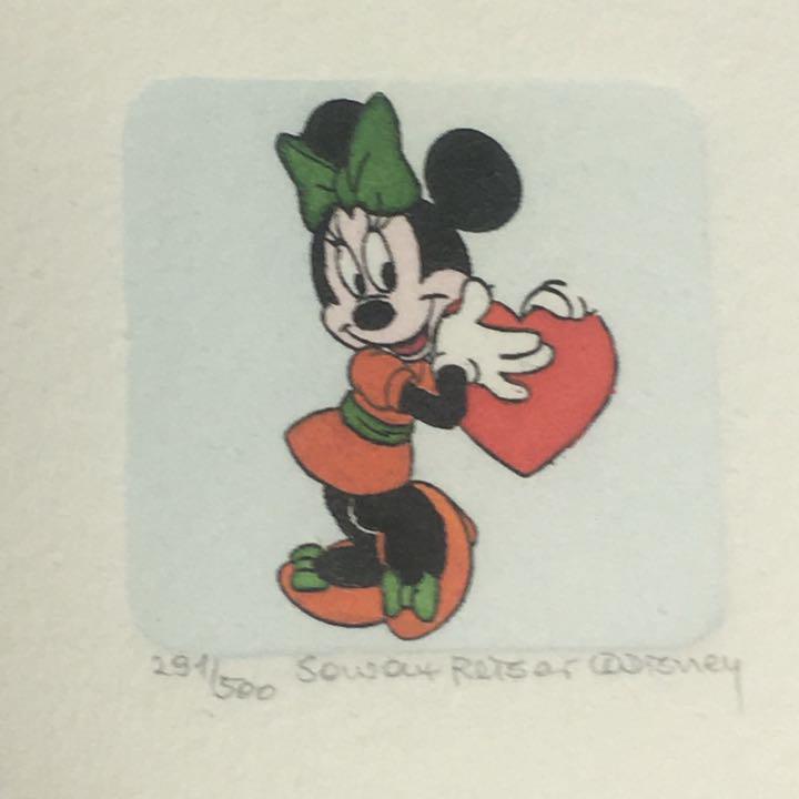 ディズニー　Sowa+reiser エッチング絵画
