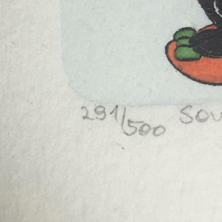 ディズニー　Sowa+reiser エッチング絵画