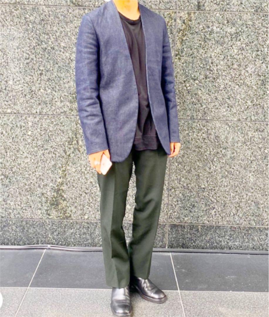 Martin Margiela 10 ノーカラー デニム ジャケット - メルカリ Martin Margiela 10 ノーカラー デニム ジャケット - メルカリ