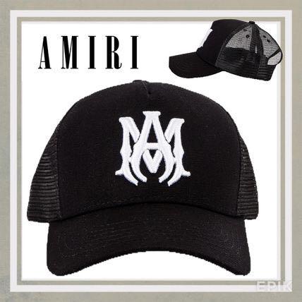 AMIRI アミリ コットンキャンバス トラッカーキャップ メッシュ