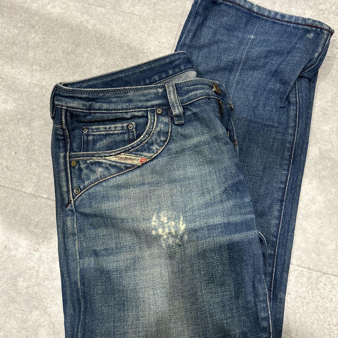mnmi ダメージデニム ジーンズ 29 楽天市場】【20%OFF】 mnml ミニマル BAGGY RAVE DENIM BLUE
