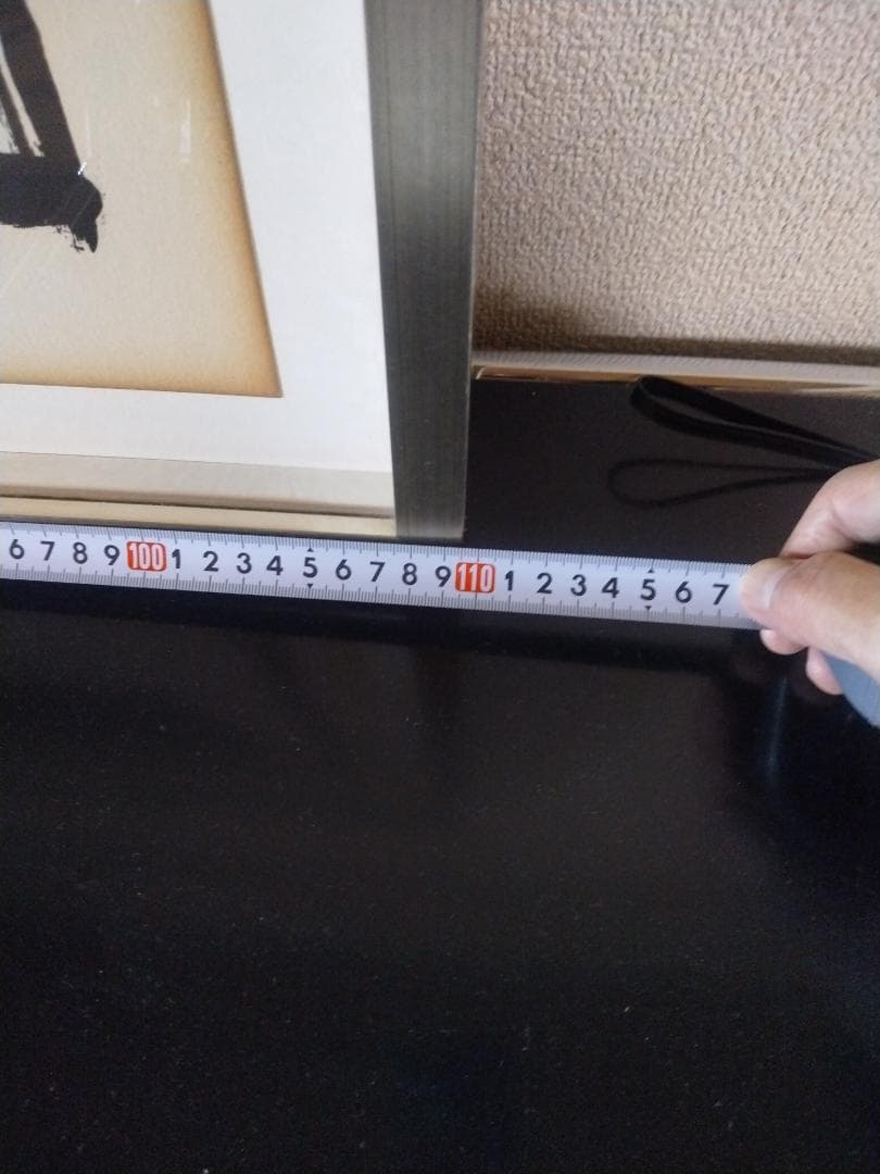 80cm 横109.5cmやや傷や汚れあり