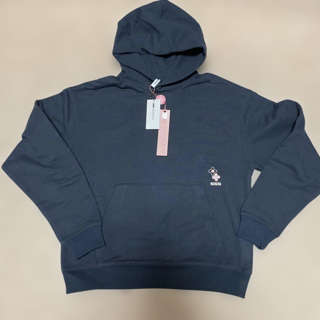 【新品】NBBWEEKEND フラワーモチーフ フードスウェット　サイズ１