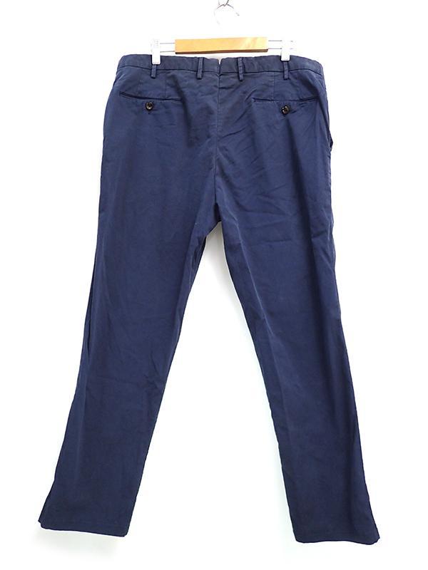 PTトリノ チノパンツ 54 XL ネイビー ストレッチ スリムフィット