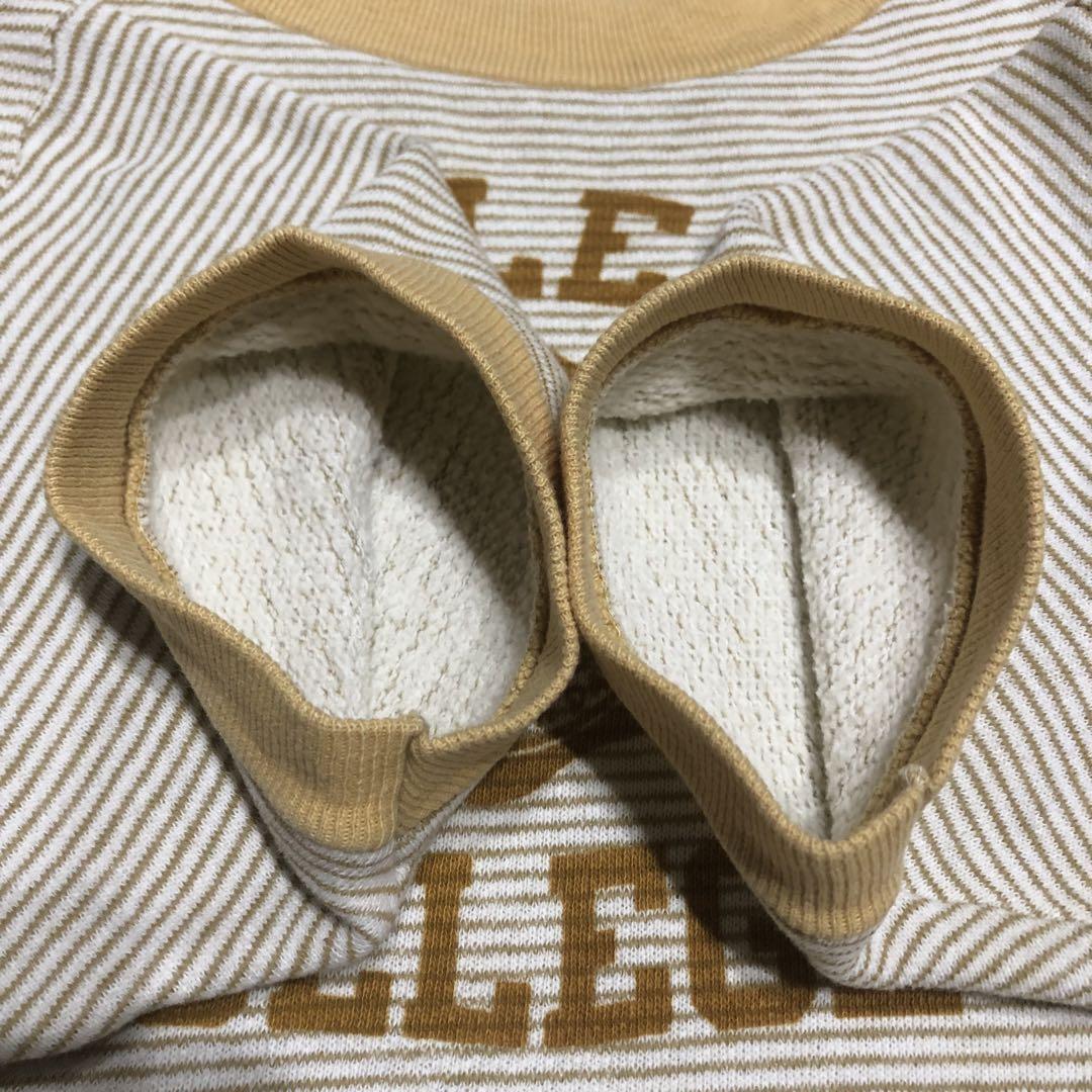 【60年代 染み込み】VINTAGE 半袖スウェット Lサイズ カレッジプリント 60年代 染み込み】VINTAGE 半袖スウェット Lサイズ カレッジ