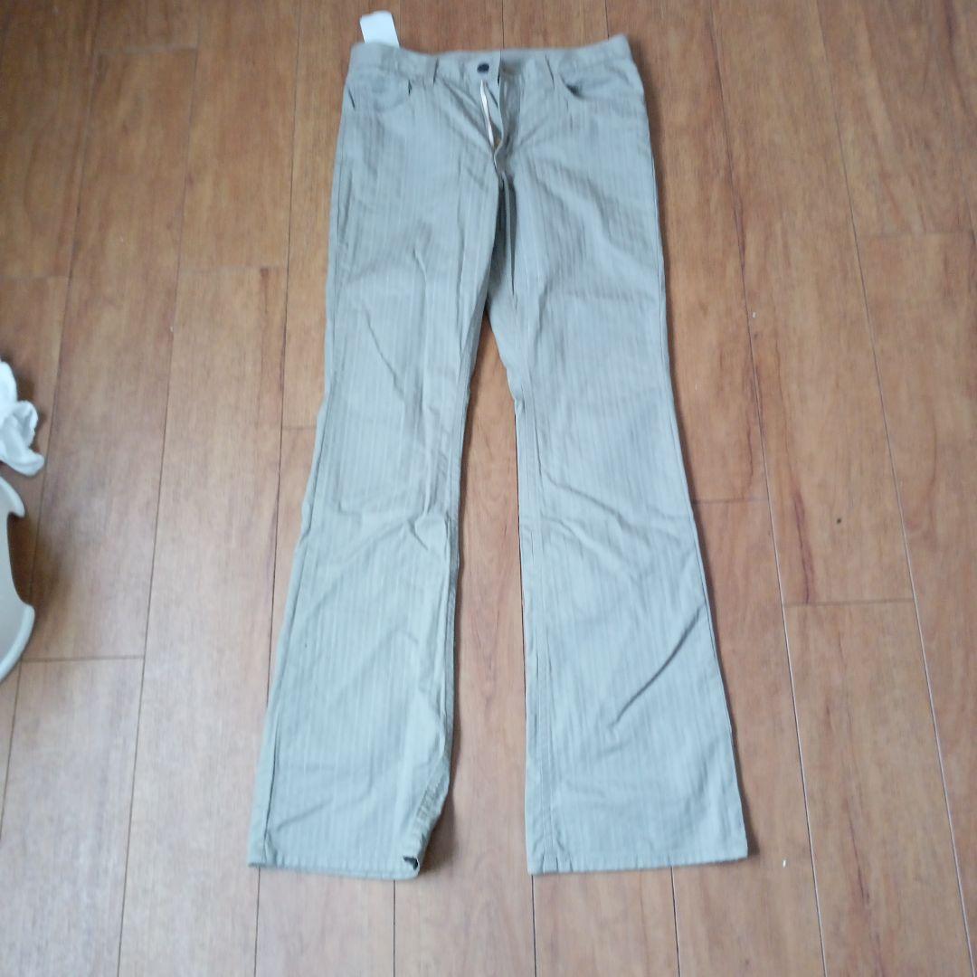 BLUE WAY ベージュ ブーツカットパンツ