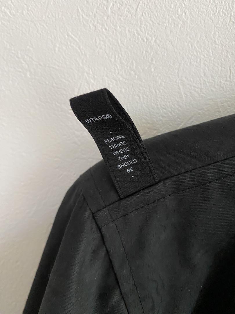 WTAPS ステンカラーコート 15SS WINDBREAKER02 M 黒