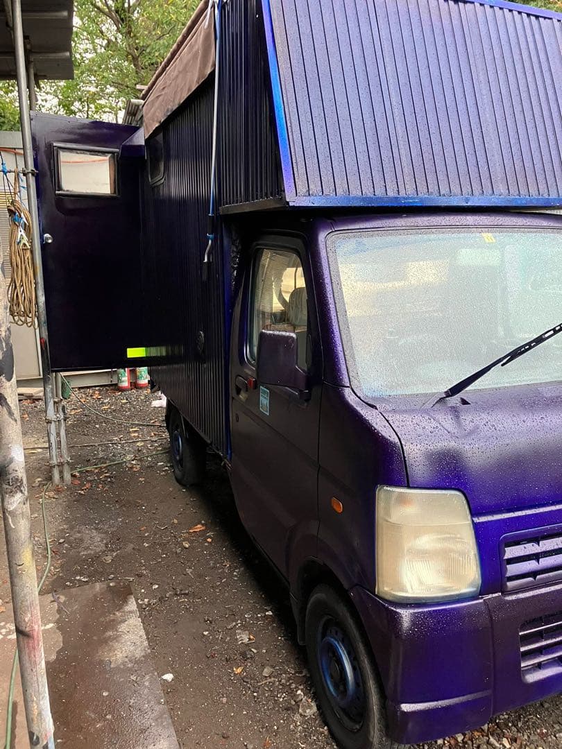 軽トラハウス キャリィ DA63T ソーラー電源付き キャンピング仕様 軽トラハウス キャリィ DA63T ソーラー電源付き キャンピング仕様