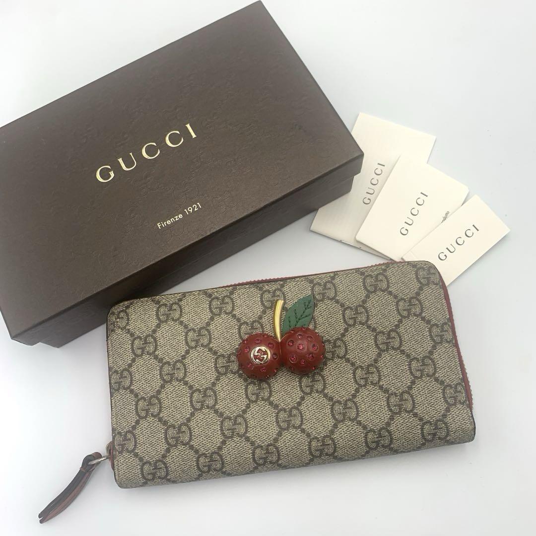 楽天市場】GUCCI グッチ 小銭入れ付きラウンドファスナー長財布