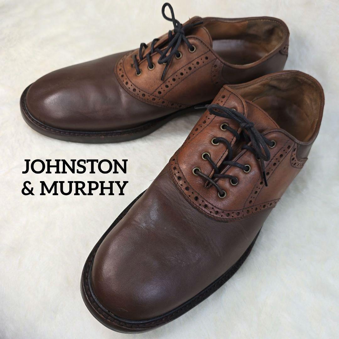 JOHNSTON & MURPHY プレーントゥ レザー　ドレスシューズ