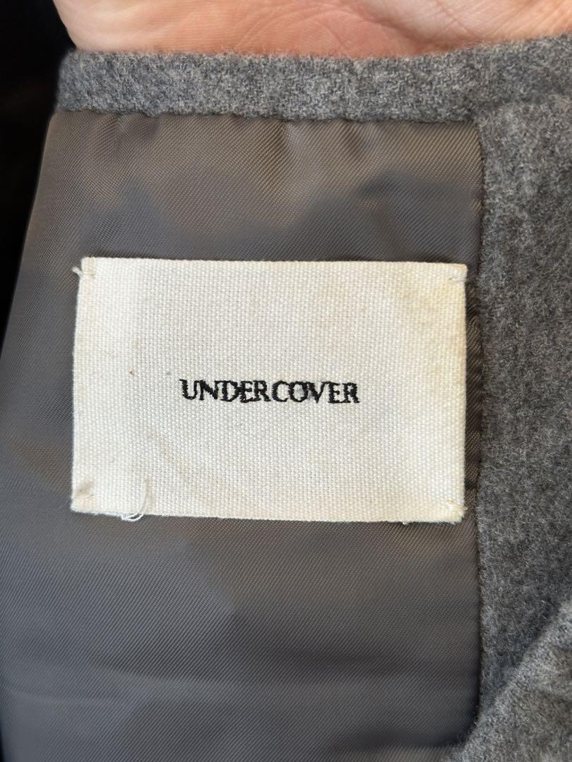 ジャケット・アウター Undercover 11AW Leather Wool Long Coat