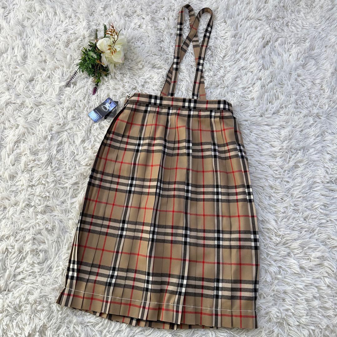 未使用 入手困難 BURBERRY フレア スカート L相当 ノバチェック 膝丈