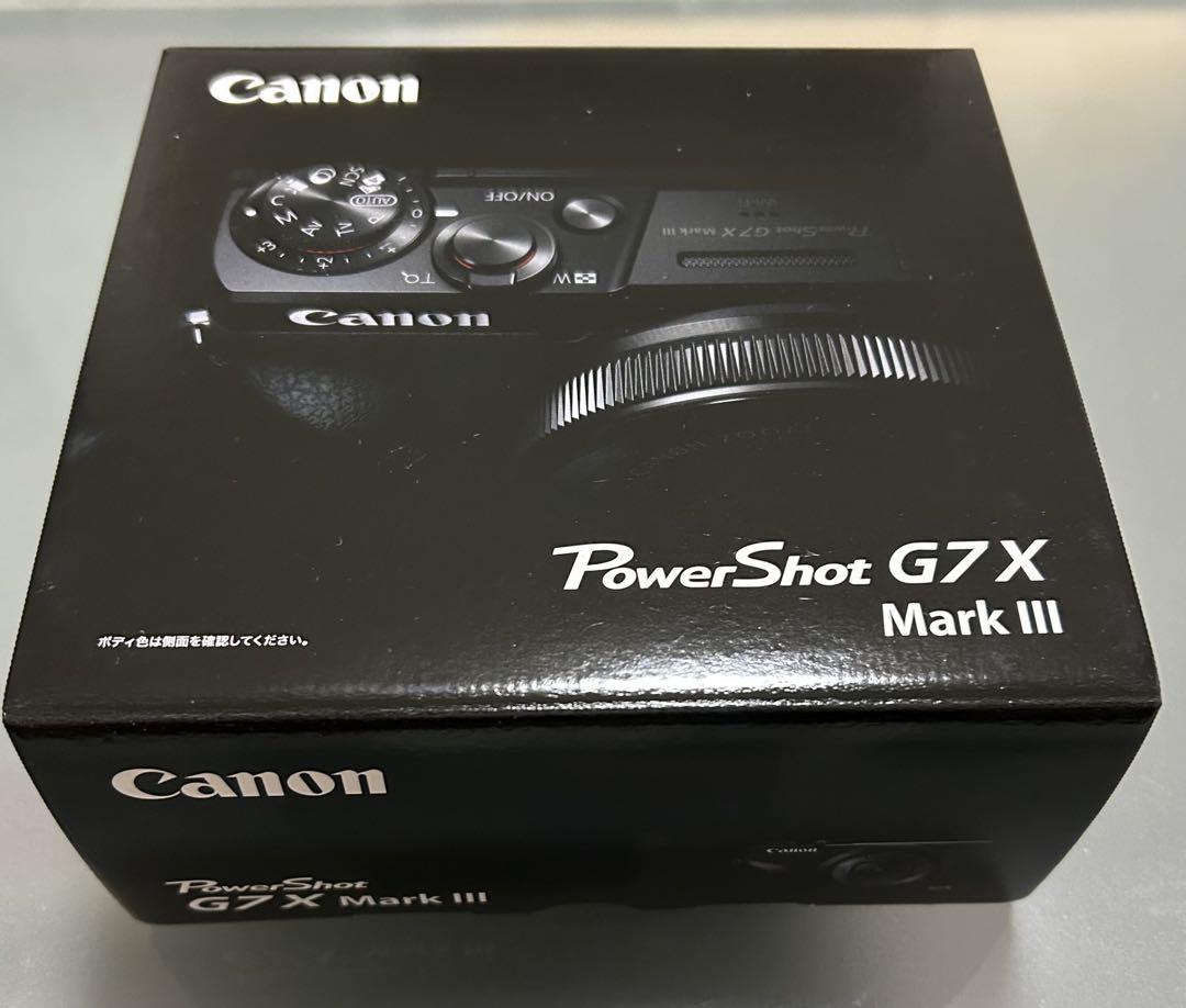 新品未使用Canon PowerShot G7X Mark III ブラック
