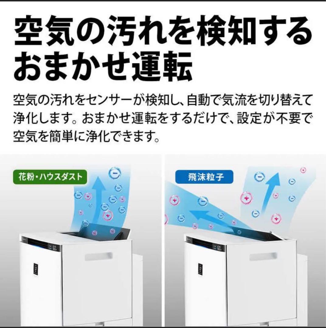 新品未使用　SHARP シャープ　プラズマクラスター空気清浄機　KI-SX100