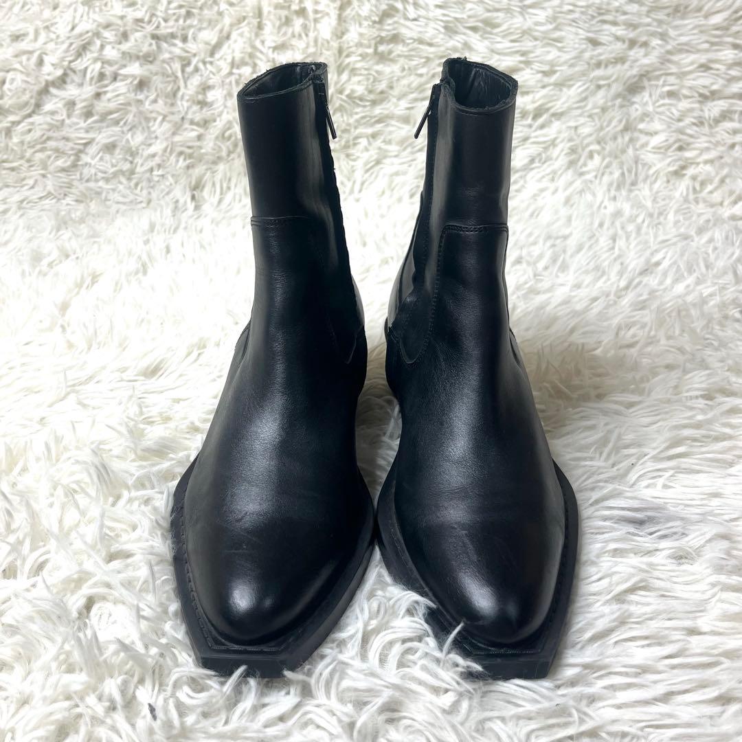 【美品】 ZARA ザラ ヒールブーツ 厚底 サイドゴア 41 26.5cm mdprevattcaulkingandwaterproofing.com