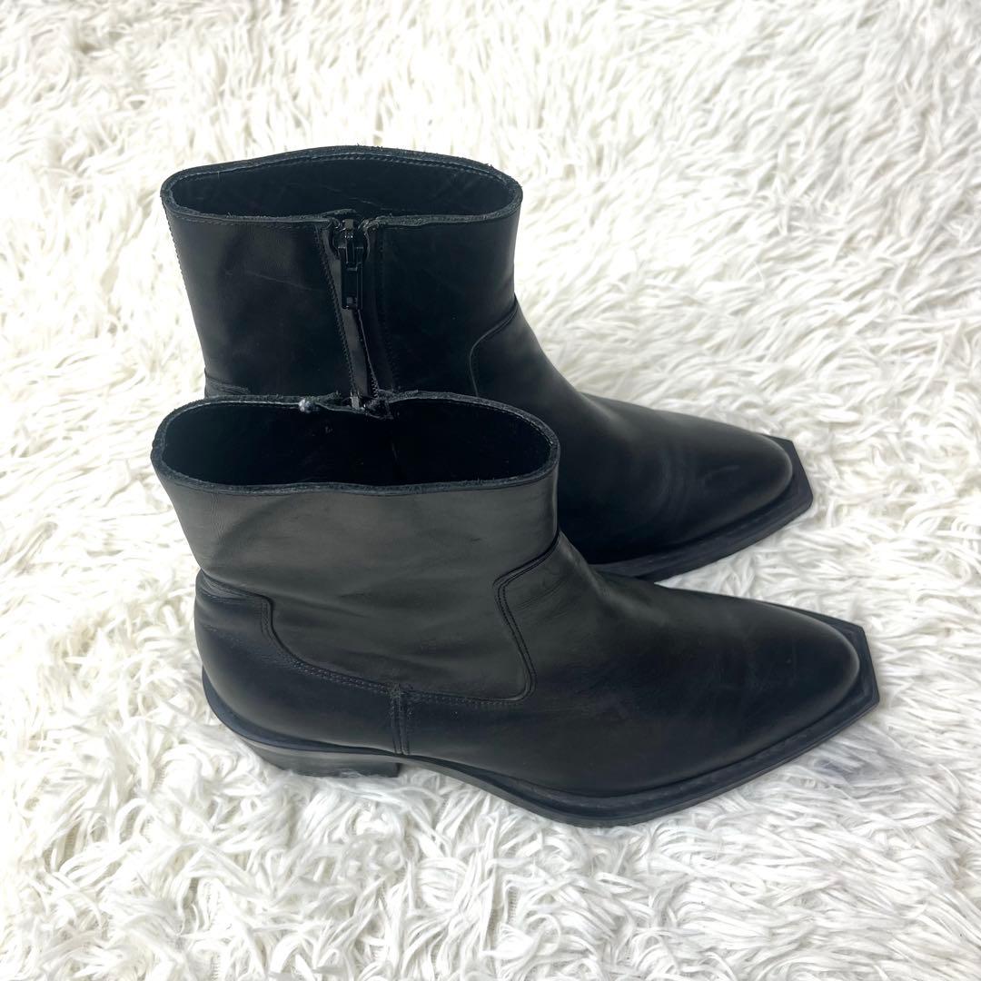 【美品】 ZARA ザラ ヒールブーツ 厚底 サイドゴア 41 26.5cm mdprevattcaulkingandwaterproofing.com