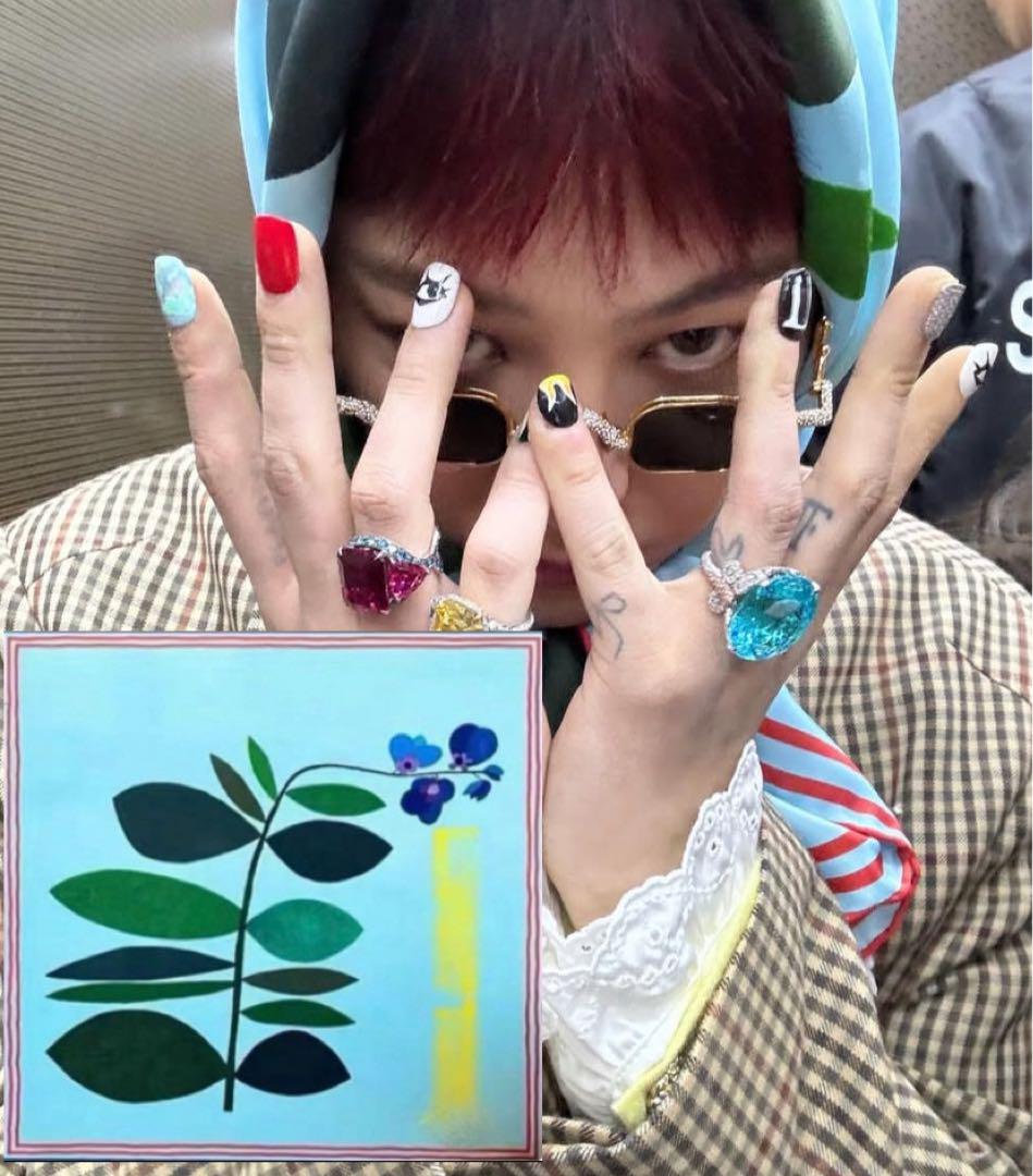 完全正規品】G-DRAGON POWER スカーフ ジヨン fc購入 ピーマイ