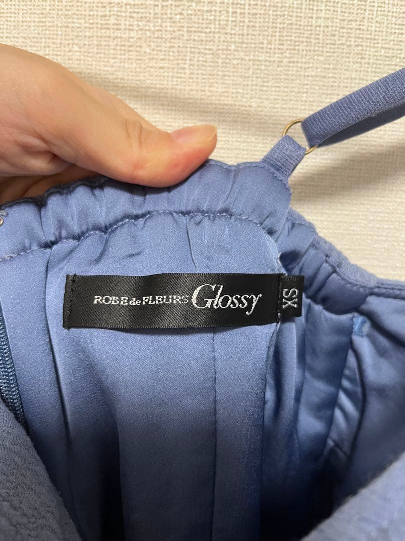 ROBE de FLEURS Glossy ミニドレス