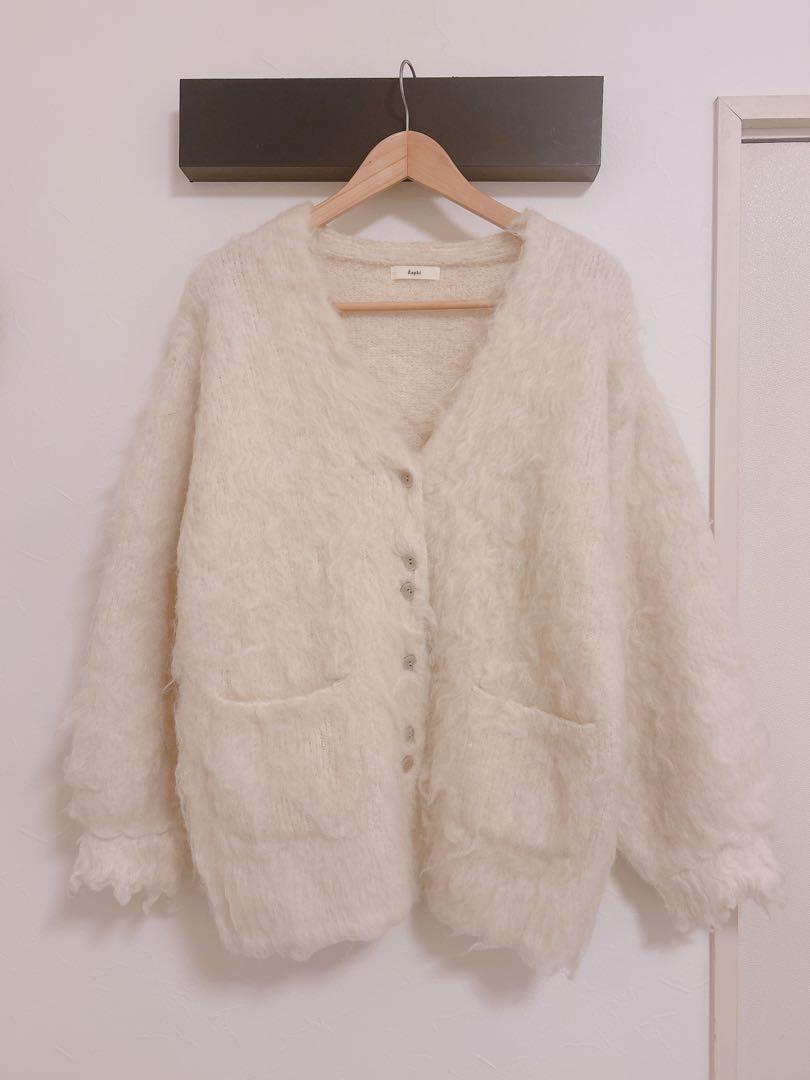 Eaphi SHAGGY KNIT CARDIGAN