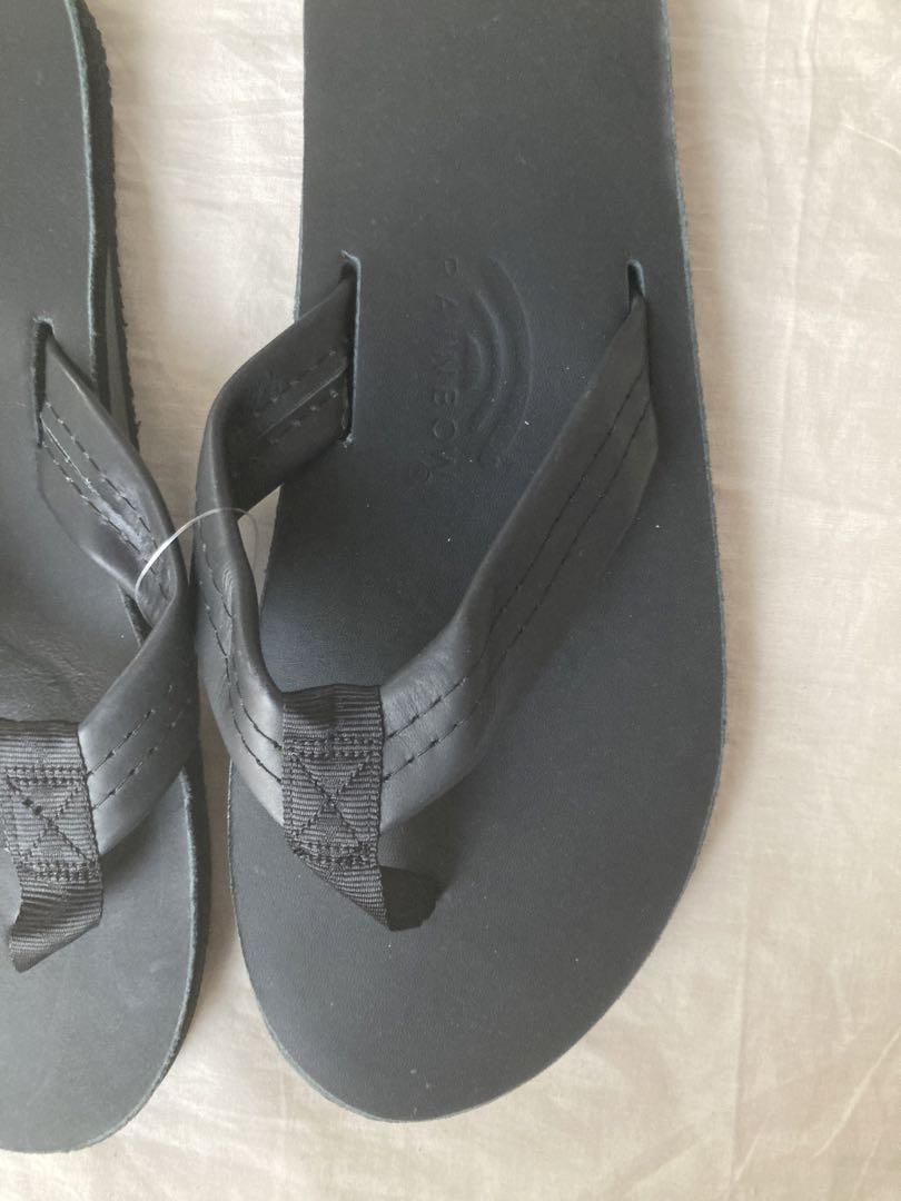 【USA製】　Rainbow Sandals シングルレイヤー ブラック L