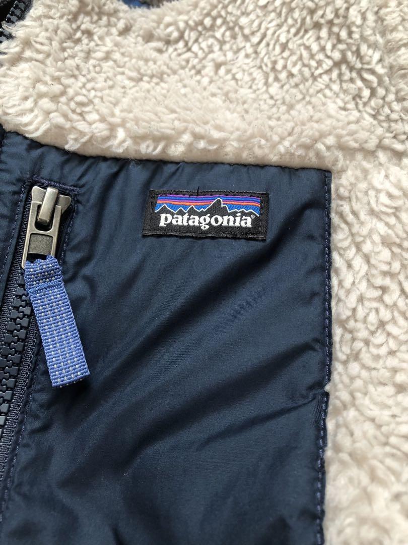 patagonia パタゴニアキッズ リバーシブルレディフレディフーディー　M