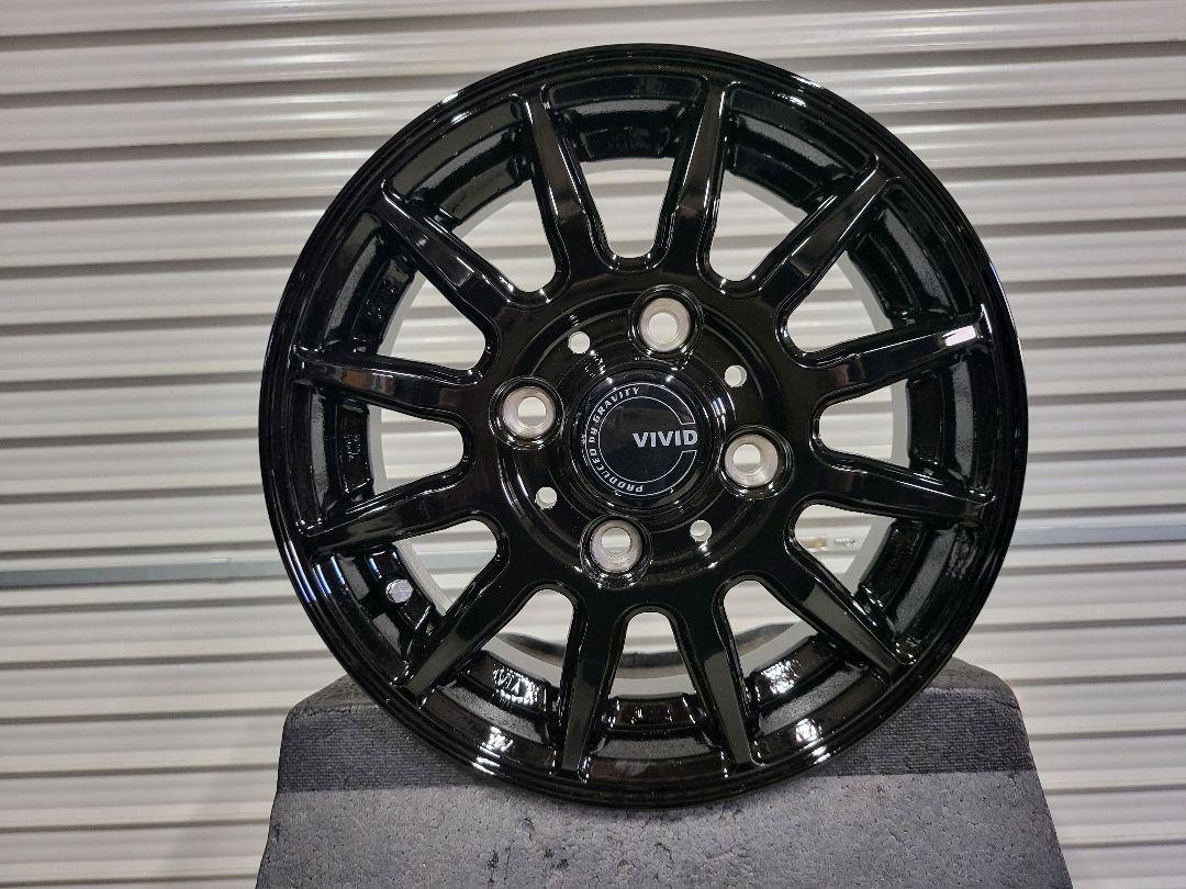 12インチブラックホイール新品！軽バン、軽トラに‼