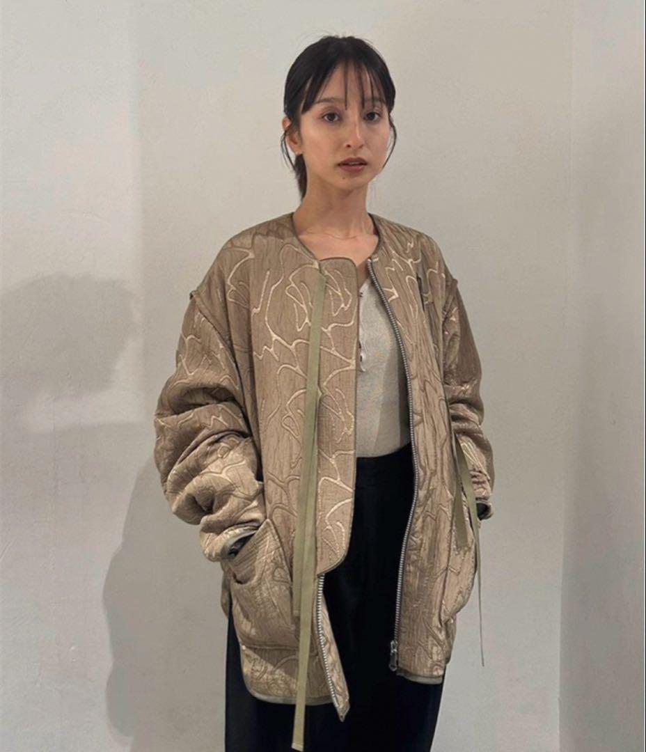 TODAYFUL JACQUARD PIPING BLOUSON