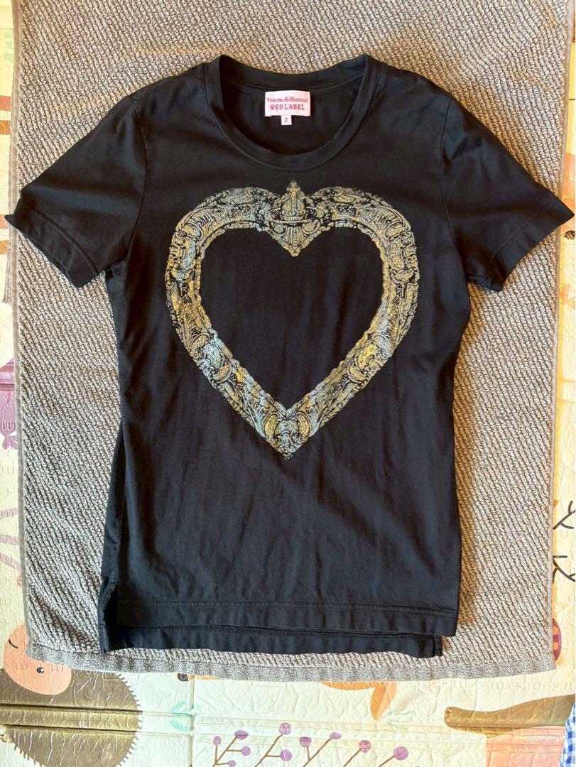 【美品】Vivienne Westwood RED LABEL 半袖 ハート L Vivienne Westwood RED LABEL 半袖Tシャツ ハート黒 - メルカリ