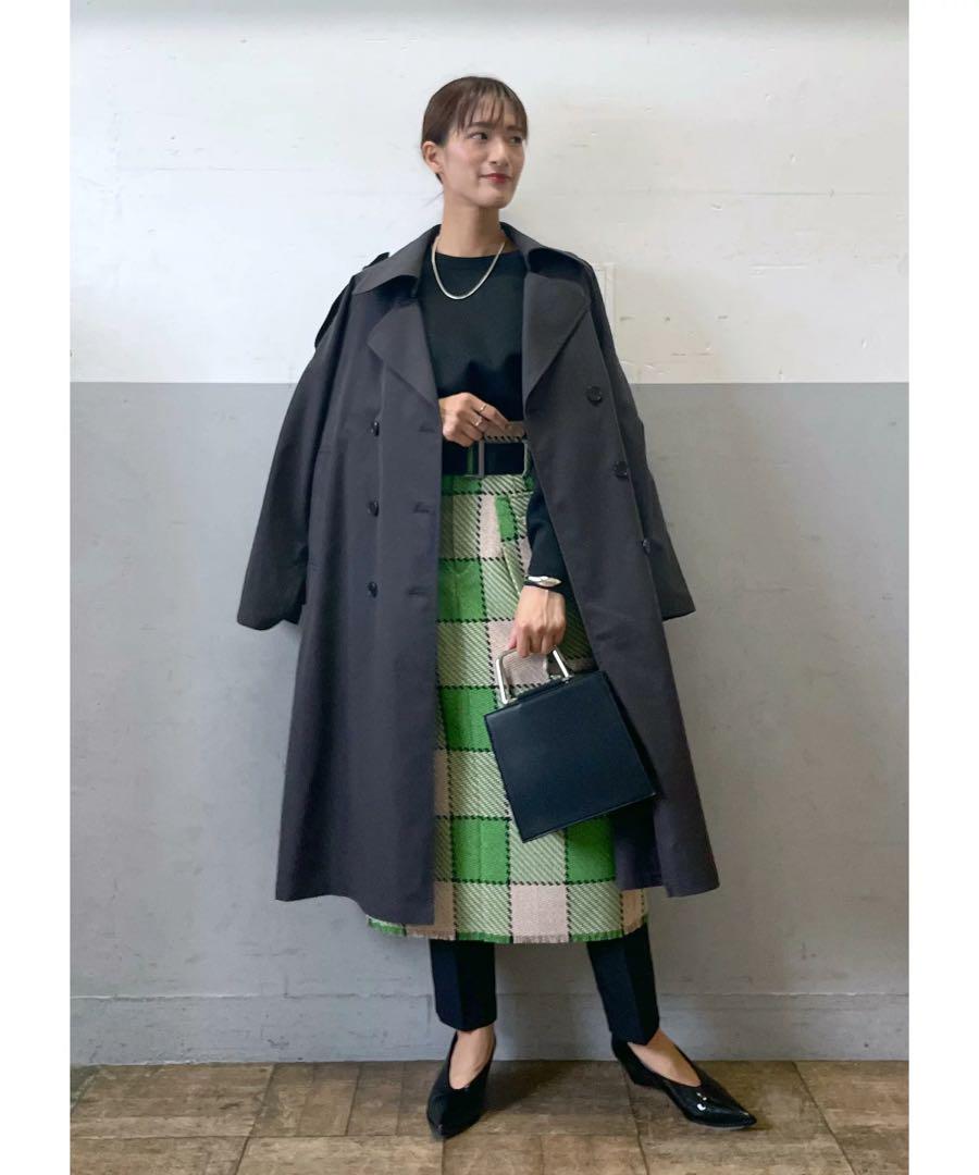 新品★ドルマンオーバートレンチコート