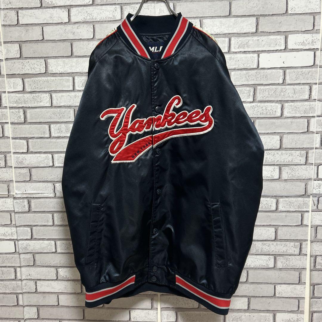 《大人気》MLB☆ニューヨークヤンキース ジャケット センタービッグロゴ XL