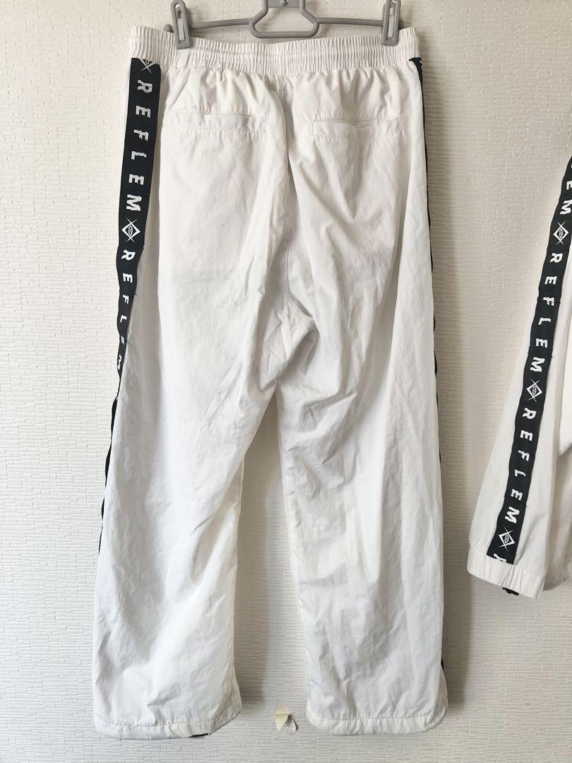 REFLEM レフレム ナイロン ジャージ セットアップ ホワイト