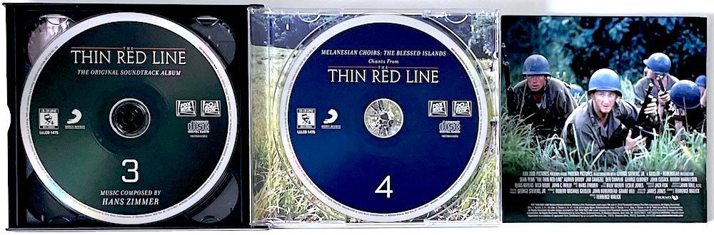 4CD 3500枚限定盤 シン・レッド・ライン サウンドトラック ハンス・ジマー