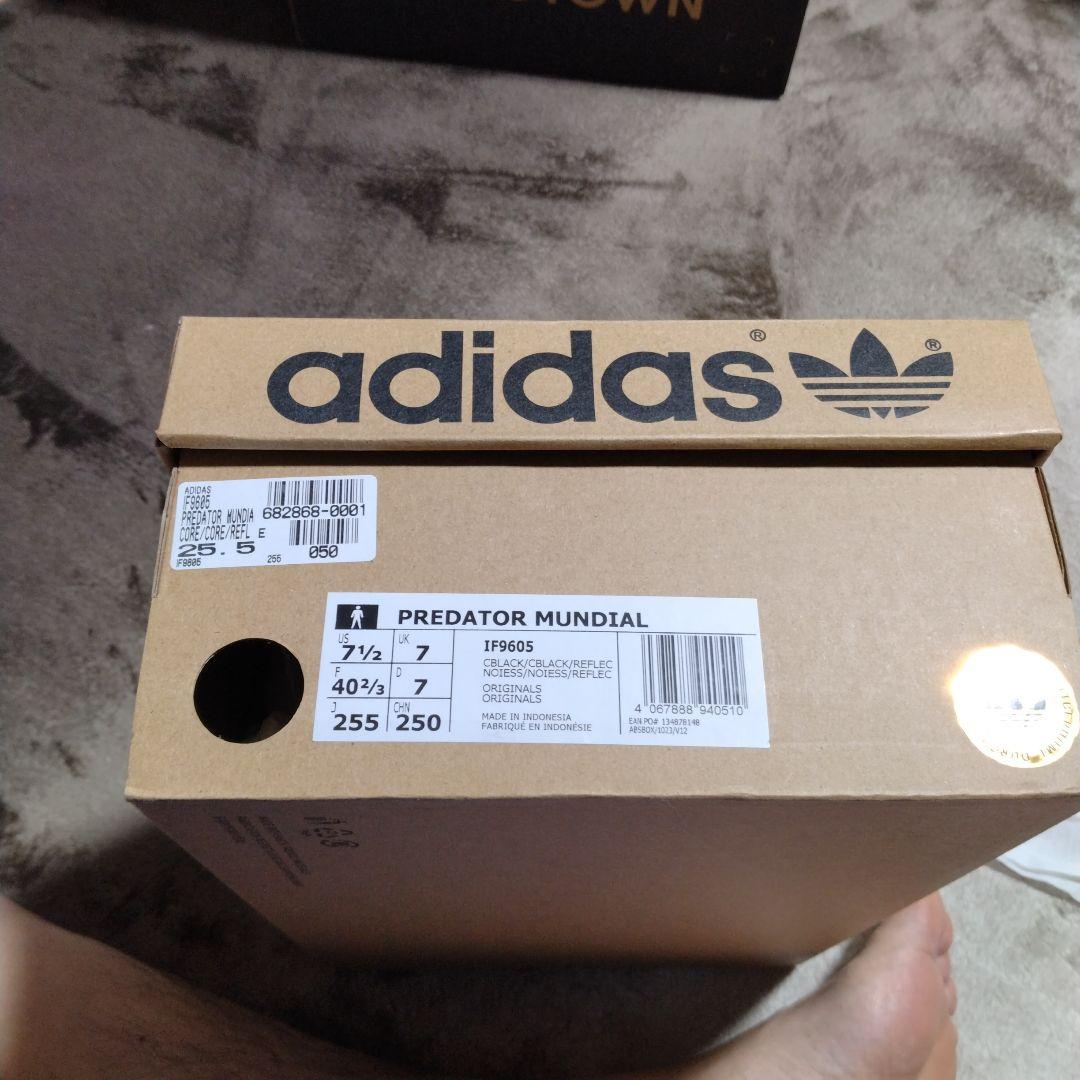 値下adidas Predator Mundial 25.5 cm ブラック