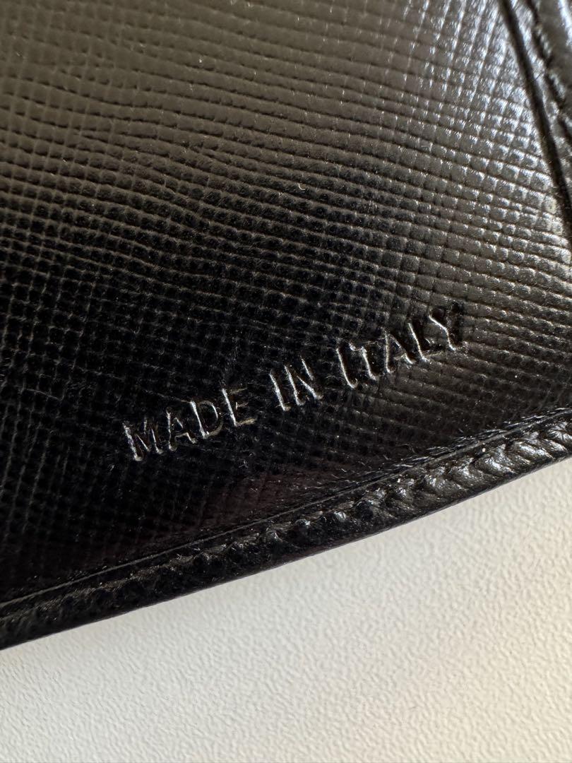 PRADA プラダ 三つ折り財布 ブラック