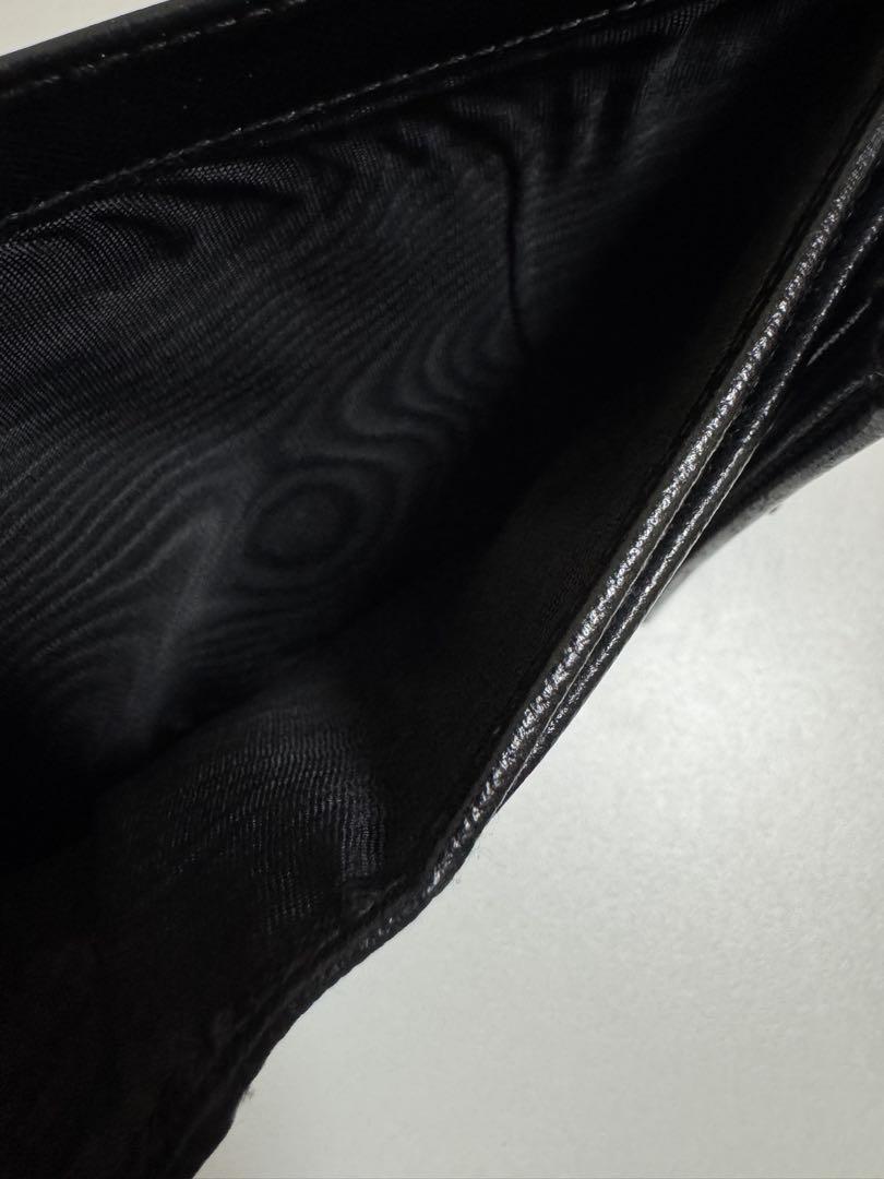 PRADA プラダ 三つ折り財布 ブラック
