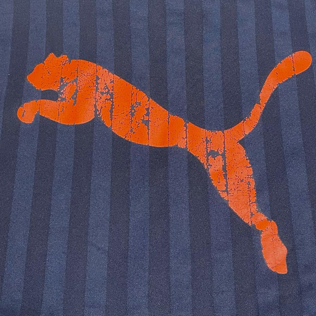 PUMA ジャージ トラックジャケット パンツ 上下セット 紺×オレンジ